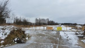 Der Flugplatz ist im Winter nicht in Betrieb