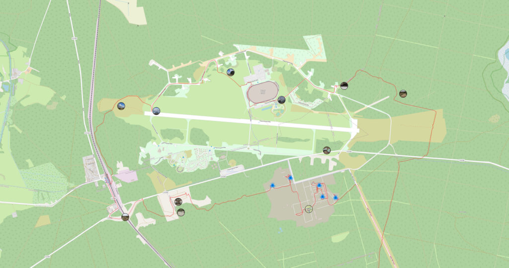 Track-Karte: Open Street Map via Strava und Statshunters