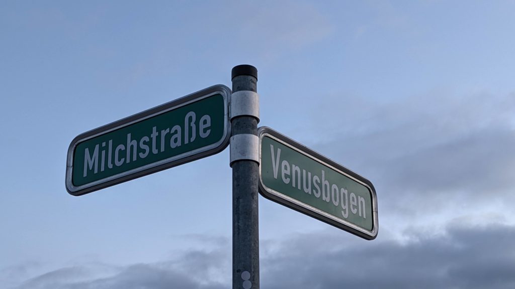 Das Straßenschild