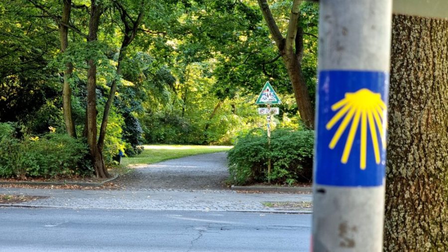 Jakobswege durch die Stadt, Überquerung der Beißstrasse