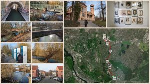 Schneller Überblick: Wanderung Wuhletal Schloss-Biesdorf - Collage - Klick für eine Großansicht