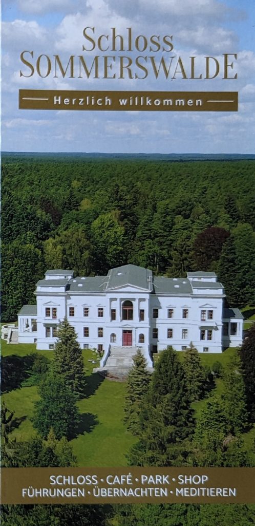 Flyer Schloss Sommerswalde Cover