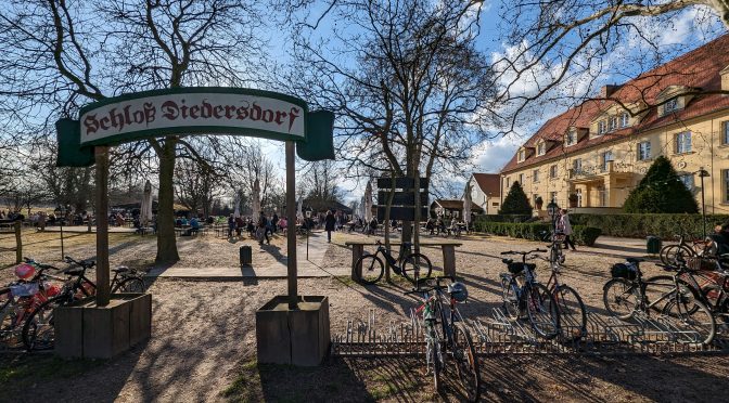 Den Frühling suchen – Radtour durch West und Ost zum Schloss Diedersdorf