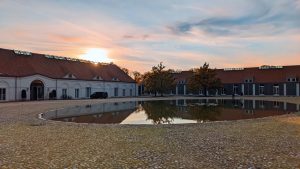 Schloss Neuhardenberg am späten Nachmittag