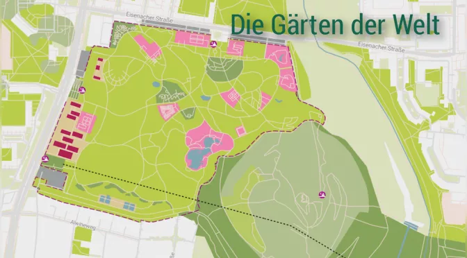 Parkplan Gärten der Welt