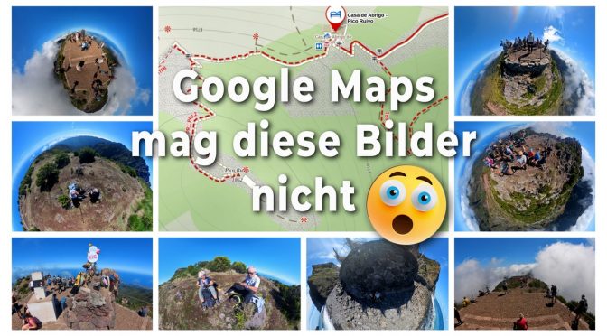 Pico Ruivo Collage Google Maps