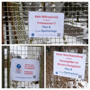 Winterwanderung über die "Pieselfelder" im Naturpark Barnim 6 Lauseberg Protest