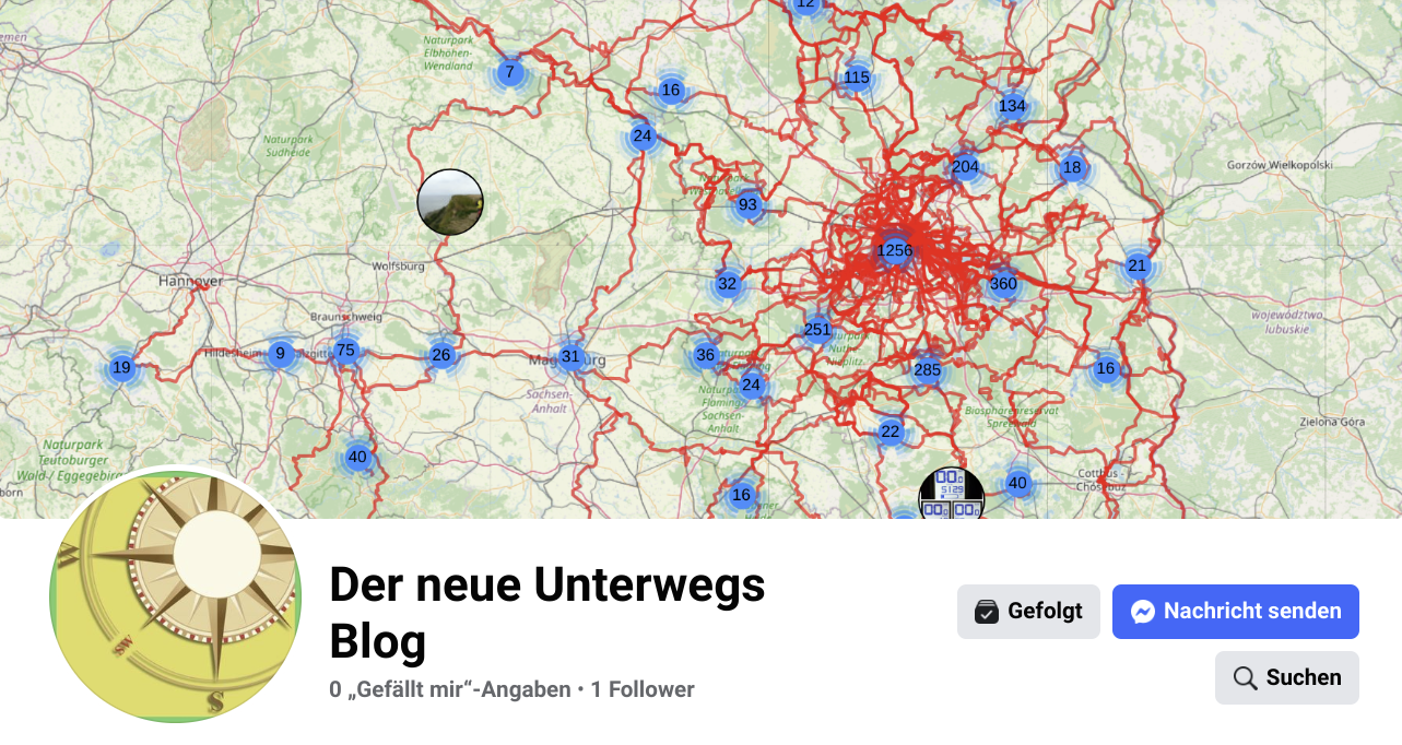 Unterwegs Blog bei Facebook