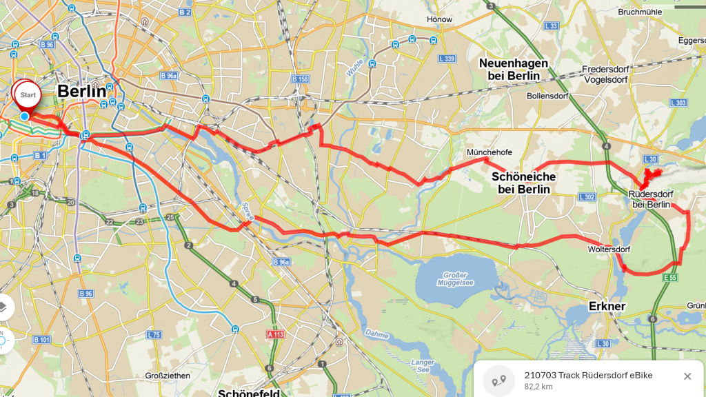 Mitte Rüdersdorf Track