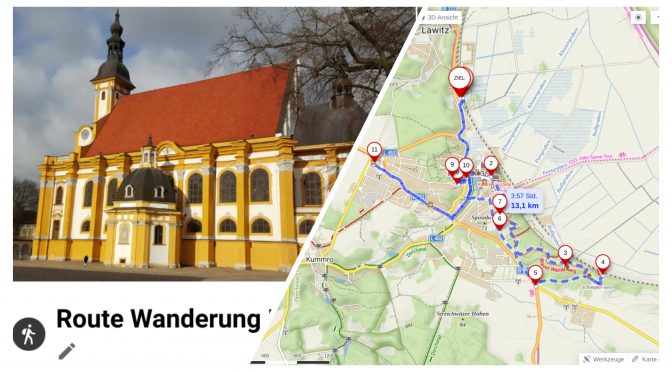 Im Frühling: Spazierwanderung in Kloster Neuzelle