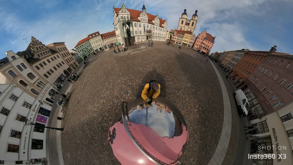 Wittenberg Panorama am Rathaus