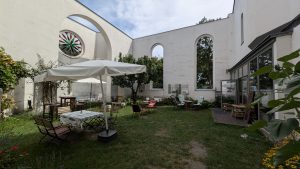 Auf dem Oderbruchbahn-Radweg - 120 km von Wriezen nach Fürstenwalde 11 In Kienitz - die tolle Radfahrerkirche