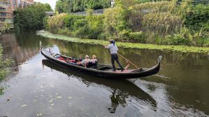 Venedig Gondel im Leipziger Kanal