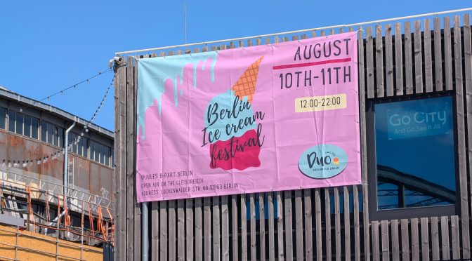 Sa/So 10. und 11. August: Berlin Ice Cream Festival