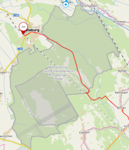 Annaburger Heide - An der Impact Area vorbei