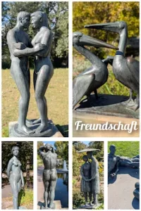 Ewige Freundschaft in Bronze gegossen