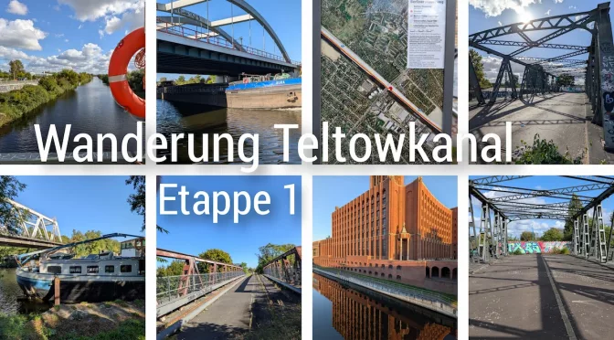 Etappe Eins: Der Teltowkanal von der „Quelle“ bis zur Mündung