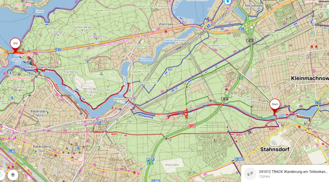 Teltowkanal Etappe 3 - Gesamttrack