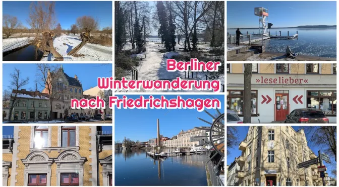 Sonnige Winterwanderung im Berliner Osten: Friedrichshagen