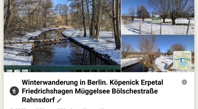 Sonnige Winterwanderung im Berliner Osten: Erpetal, Friedrichshagen, Müggelsee und Rahnsdorf