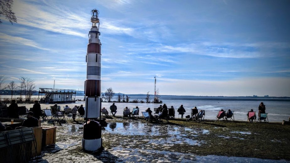 Müggelsee Winterwanderung mit Sonnenschein