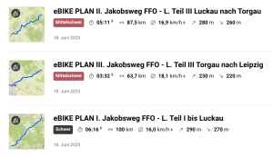 JW 2025 Komoot Pläne. Klick nach Komoot