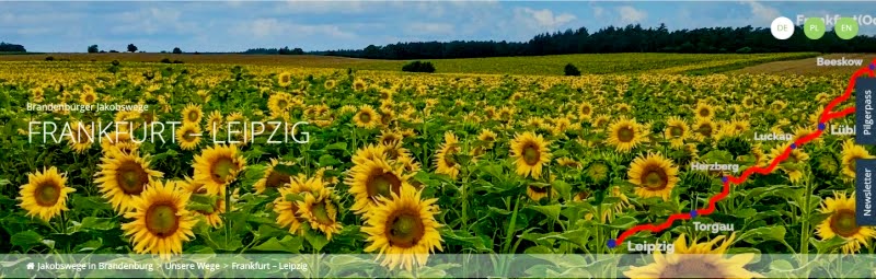 Jakobsweg FFO Leipzig. Quelle: www.Brandenburger-Jakobswege.de