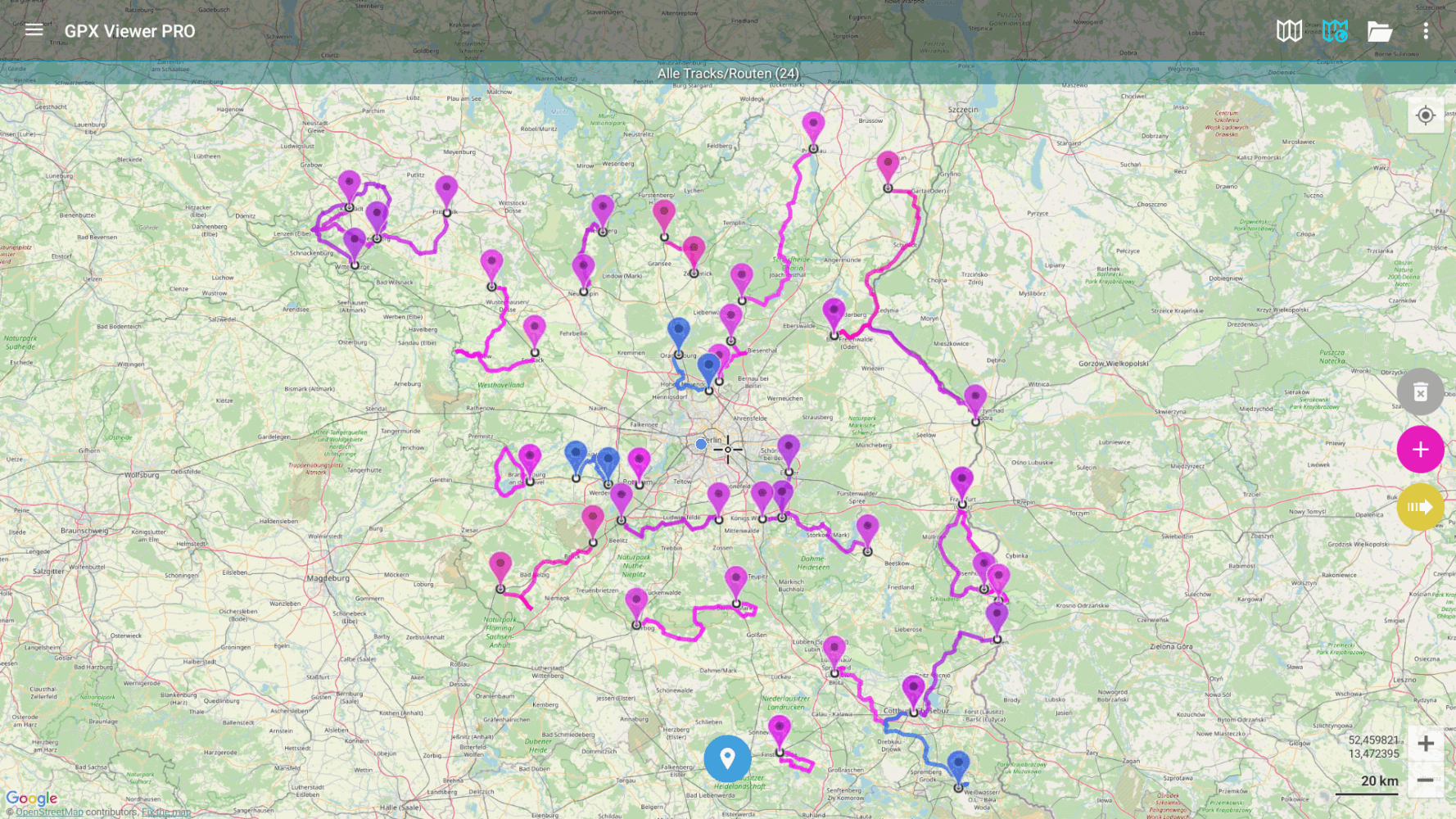 60 legendäre Gasthäuser in Brandenburg abradeln.