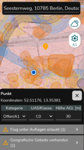 Droniq Map - Ausschnitt Tiergarten