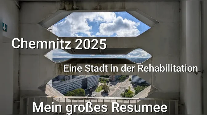 Chemnitz - Blick aus Etage 12 des Messehotels