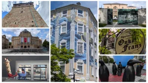 Chemnitz Stadtwanderung 2025 Street Art Pinguine Geschichte Moderne Brühl