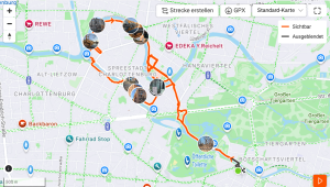 Spreerunde in der Goldenen Stunde - Strava Track