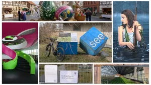 Spreewald Tour 2026: DJI Neo Flug, Slawenburg Insolvenz & Vetschau Highlights 2 Spreewald mit eMTB und Drohne - Collage ohne Text - Klick jeweils auf ein Bild in diesem Bericht für eine Großansicht