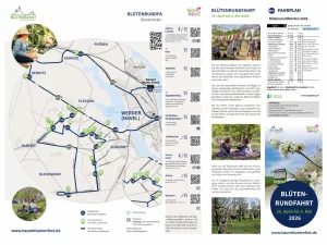 Der Blütenrundfahrt-Flyer