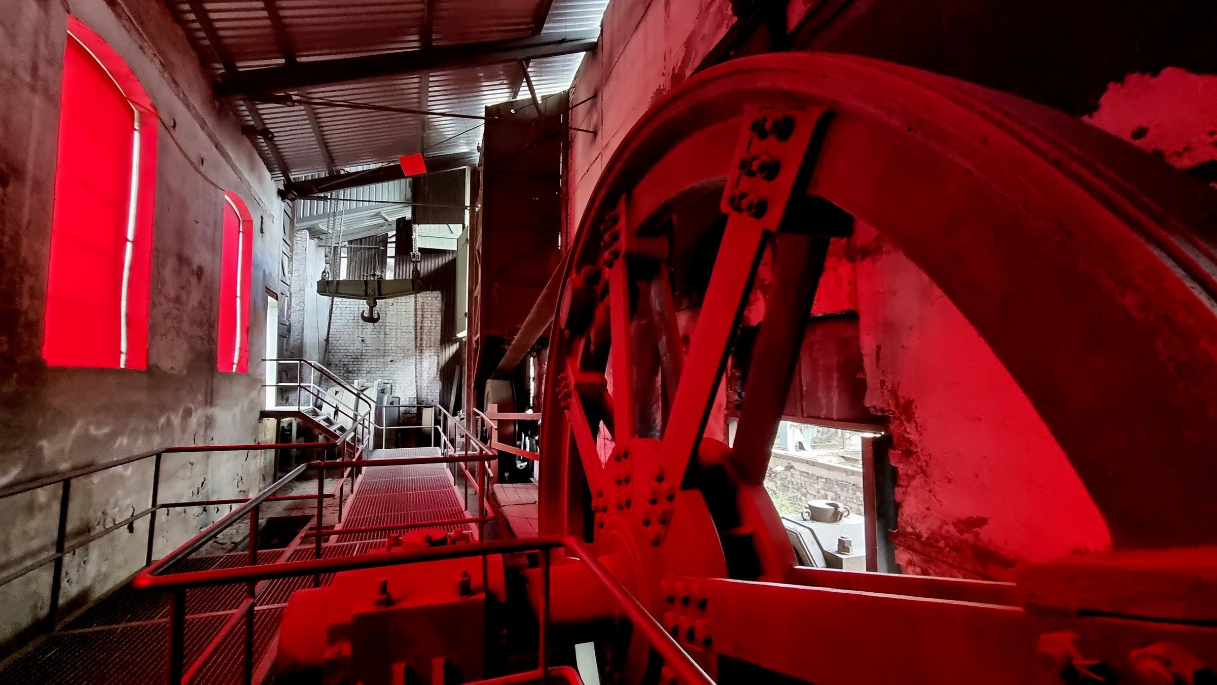 Das alte Walzwerk im Familiengarten, Antriebsräder