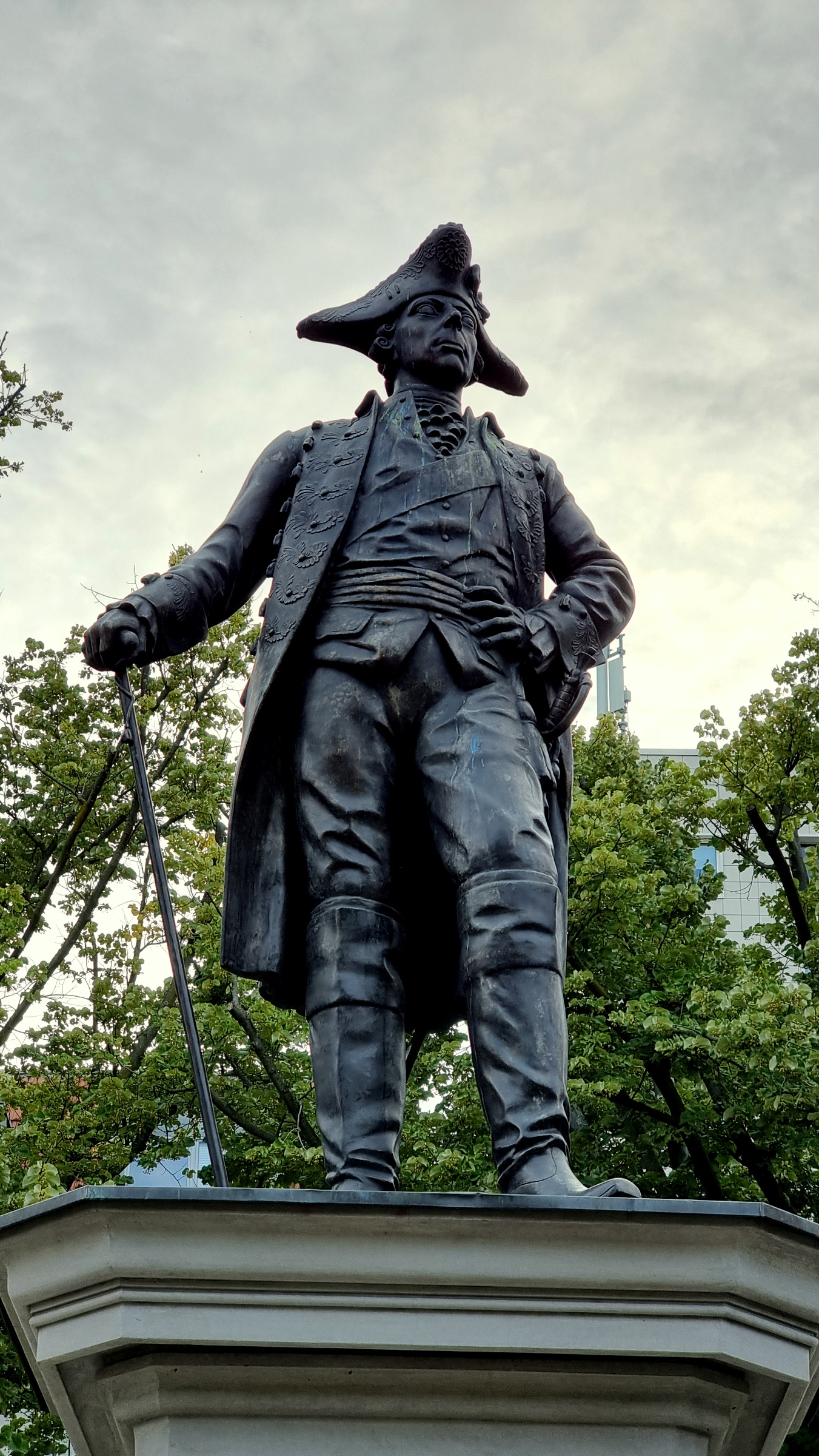 Der alte Fritz am Markt von Friedrichshagen