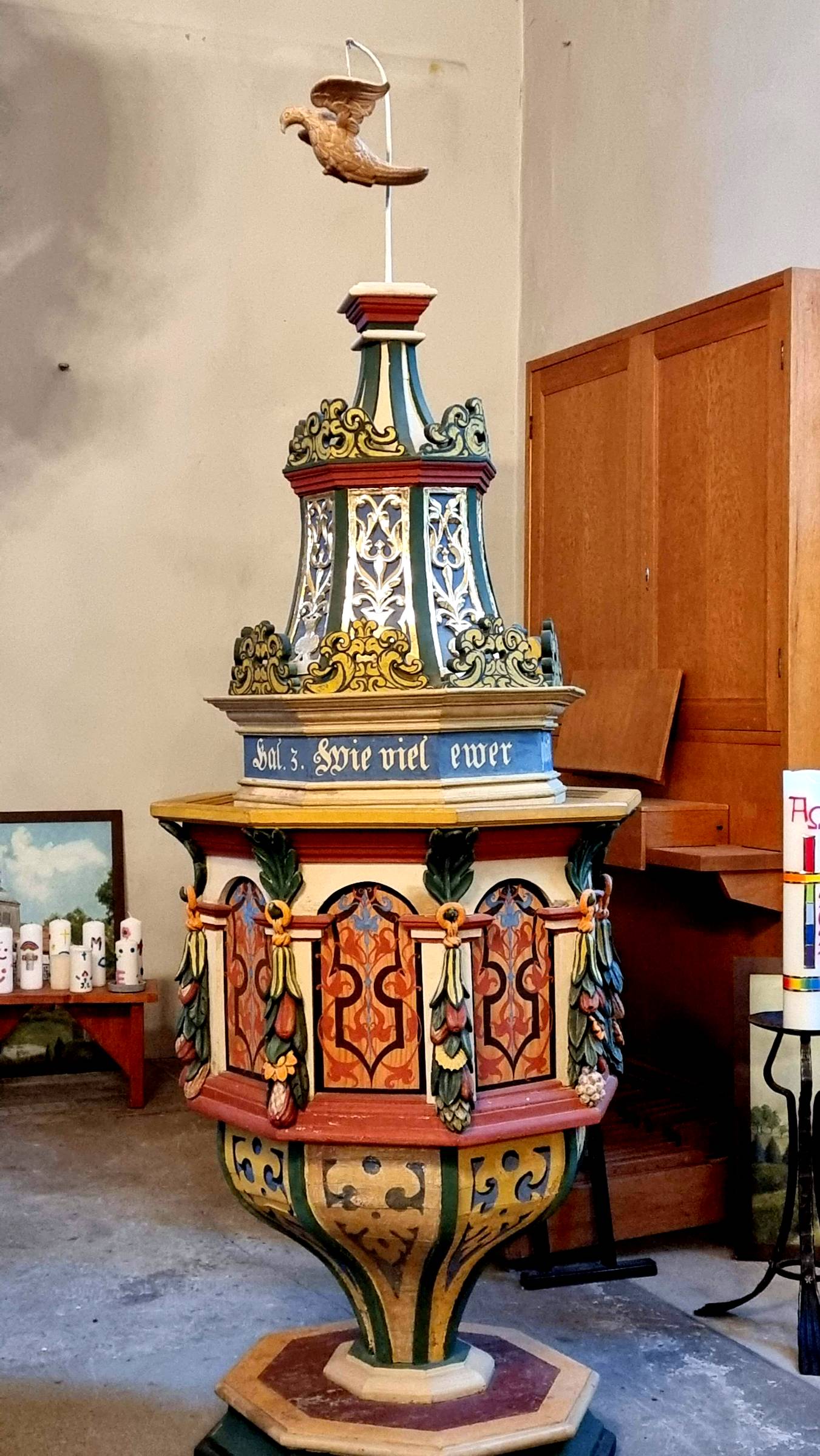 Aufwendige Restaurierungen im Innern der Kirche