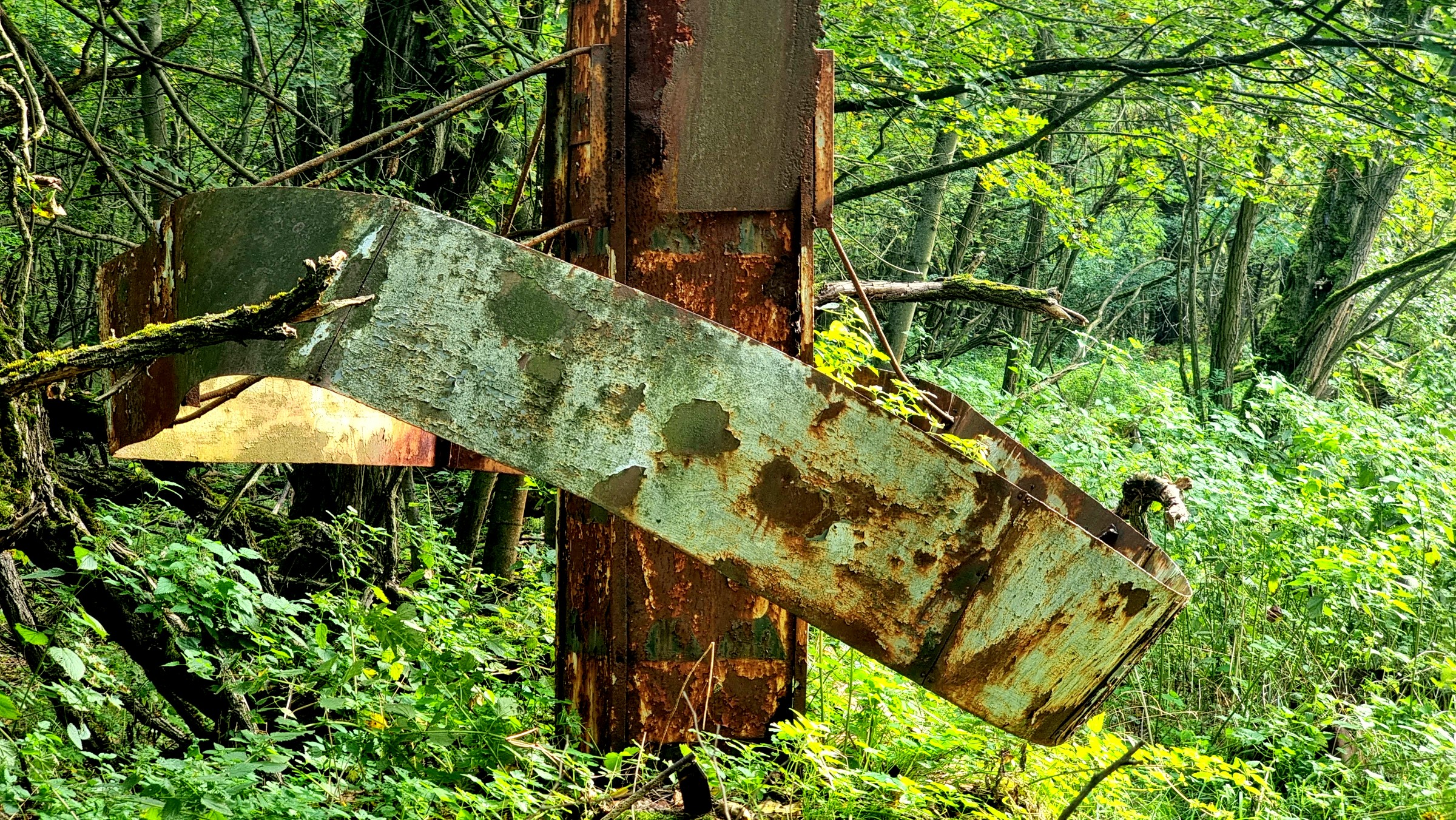 Die "Krone" durchgerostet und abgestürzt