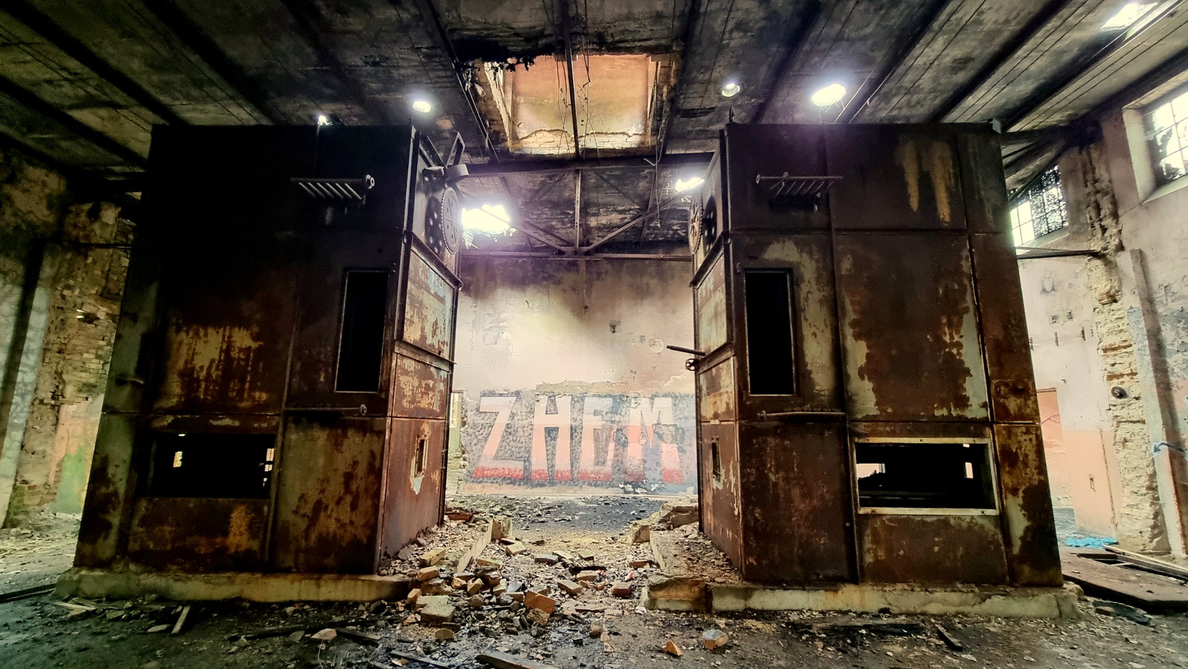 Die Munitionsfabrik von Innen