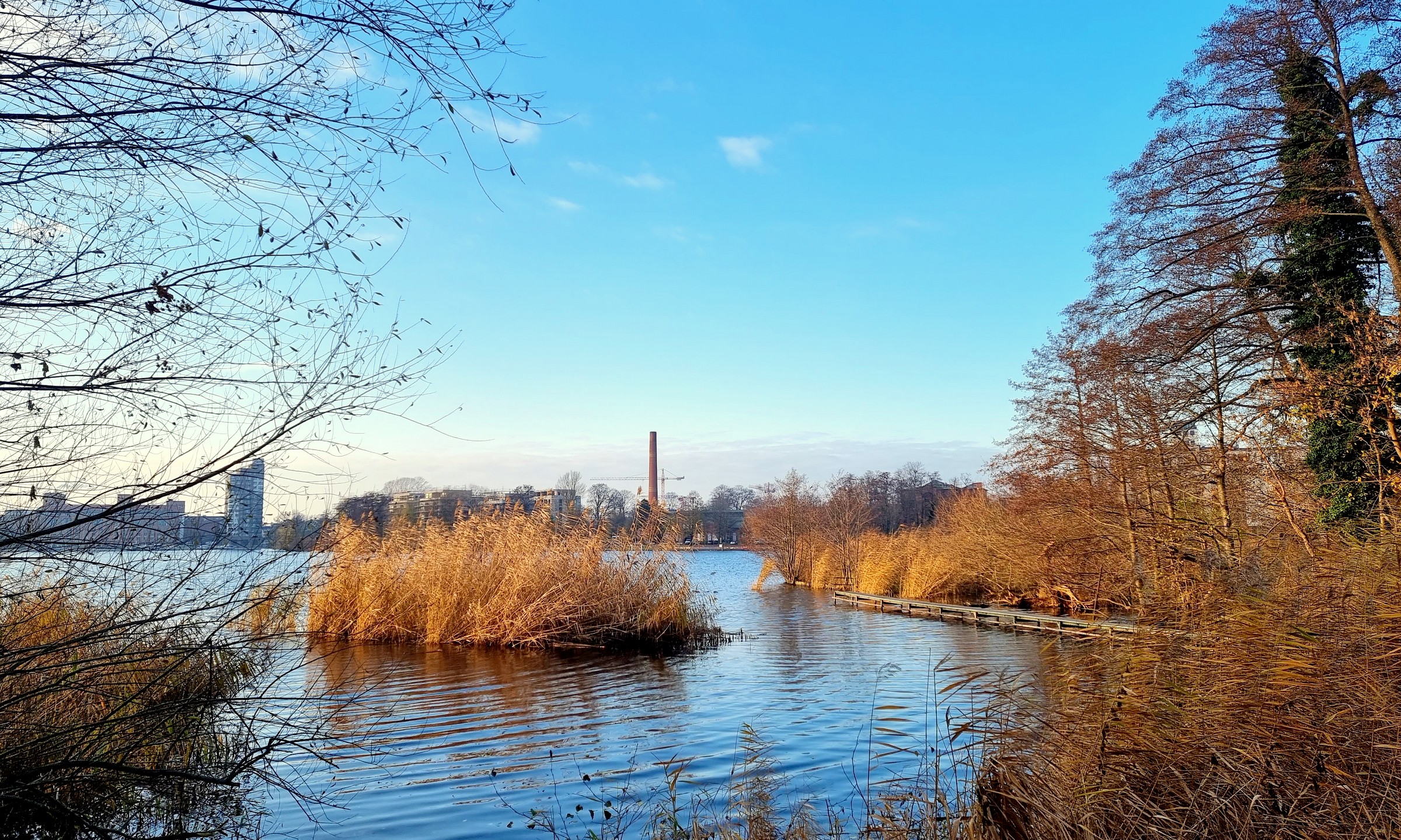 Und jetzt auch blauer Himmel über der Havel