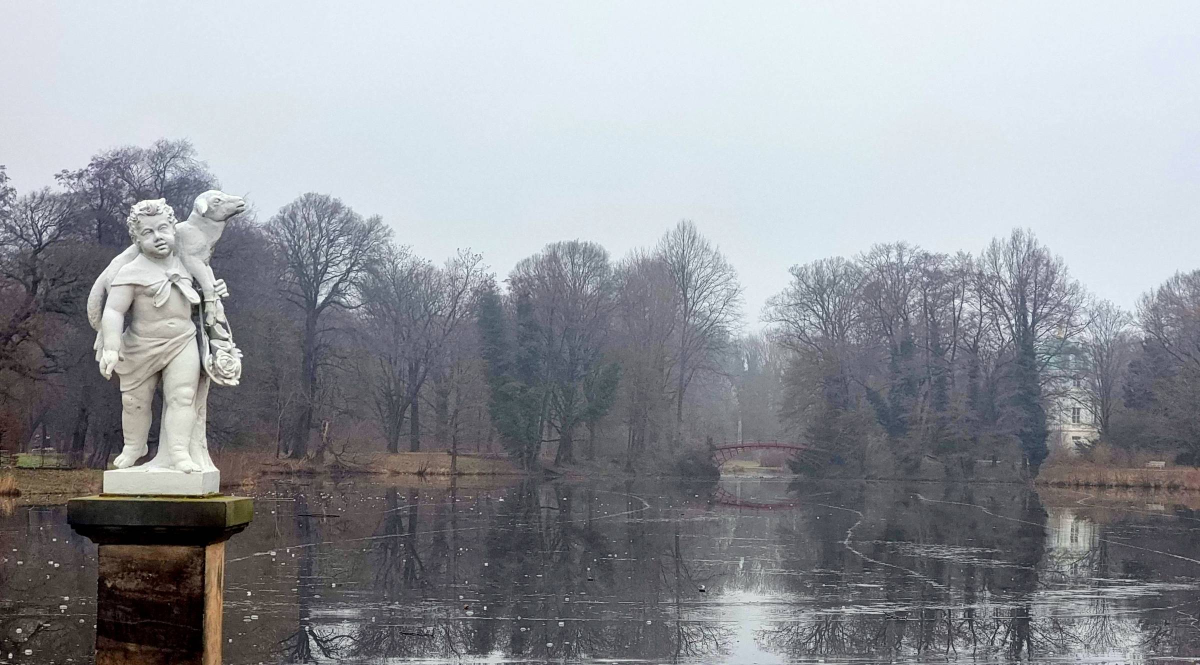 Blick auf den Karpfenteich