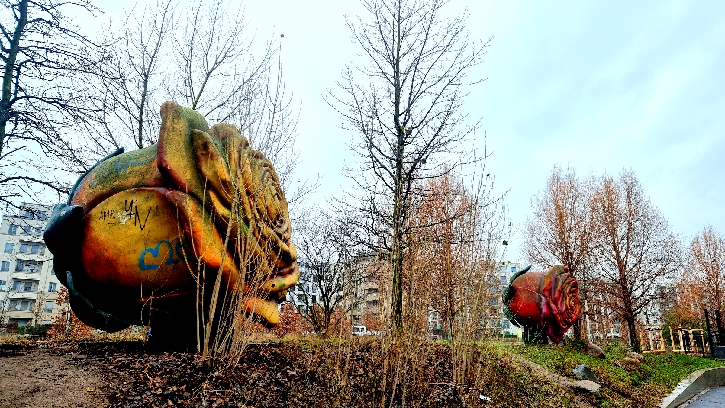 Die Rosen am Park am Gleisdreieck