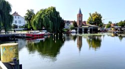 Blick  vom Pfaffeufer auf den Brandenburger Stadtkanal