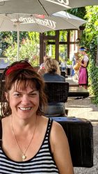 Ein kühles Bier im Gutshaus Büttnerhof