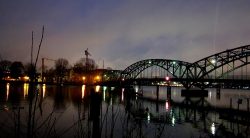 Eiswerder Brücke Heilig Abend 2020
