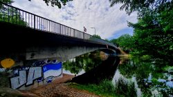 Blick auf die Mäckeritzbrücke