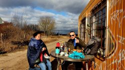 Baustellenpause am Nuthegraben