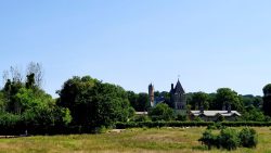 An der Autobahn entlang, Blick Richtung Schloss Babelsberg