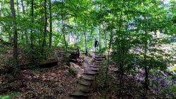 Anspruchsvolle Steigungen auf dem Panoramaweg
