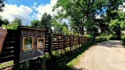 Büchertausch am Zaun am Postbruch, Handy liegengelassen